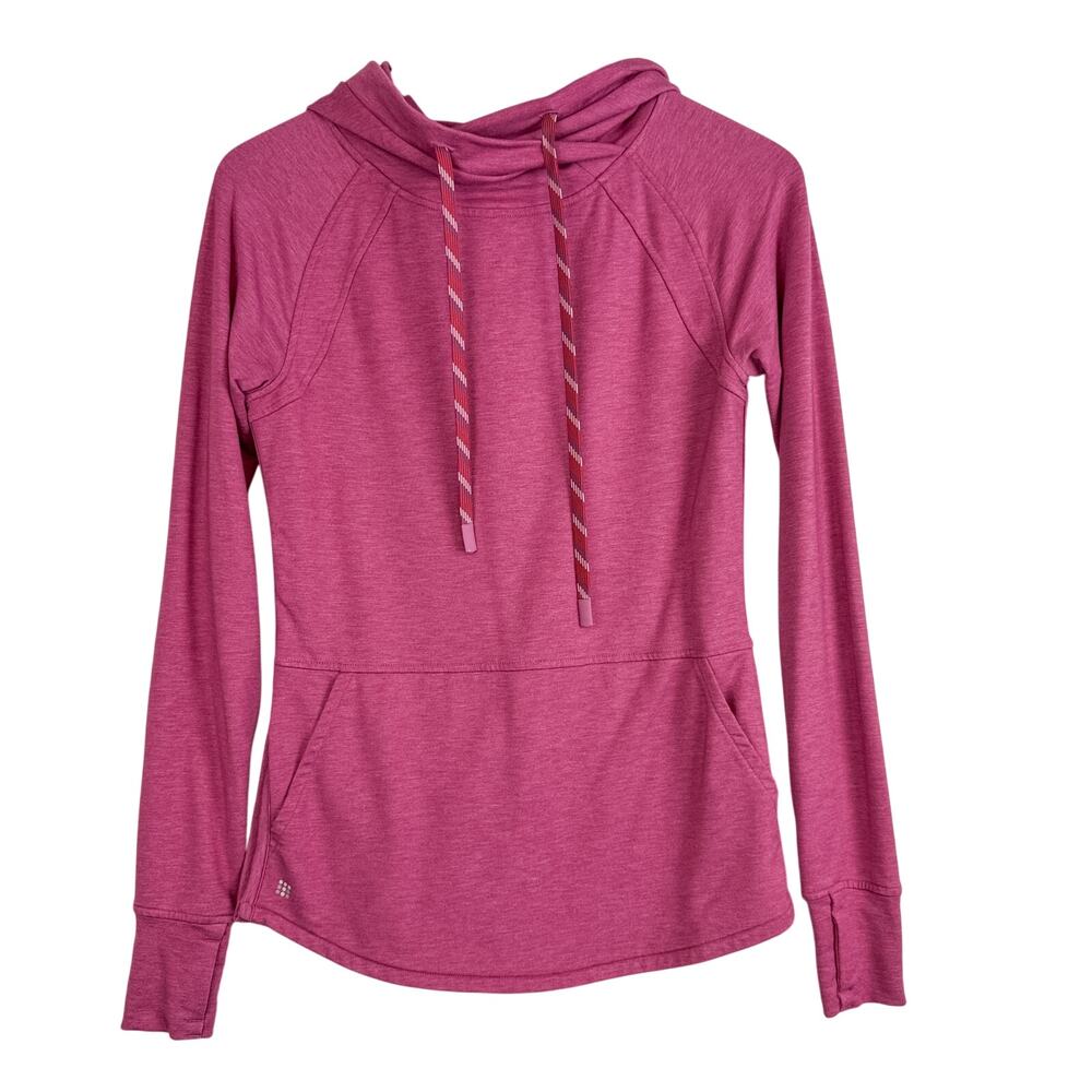 Title Nine Manresa Pullover Hoodie LS Pink Sweater Womens - Size XS